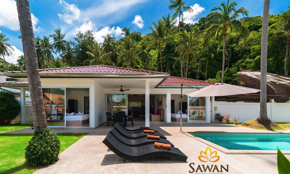 Lamai Villa | A 3-bedroom villa with a private pool and hotel service on Lamai Beach