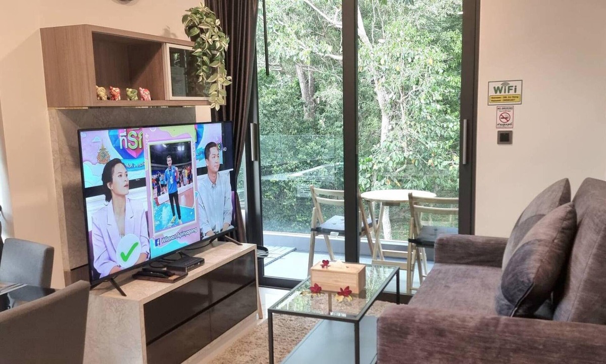 Ao Nang Apartment | AO504 - 1 Bedroom Serviced Apartment Top Floor Forest View with Bathtub Ao Nang