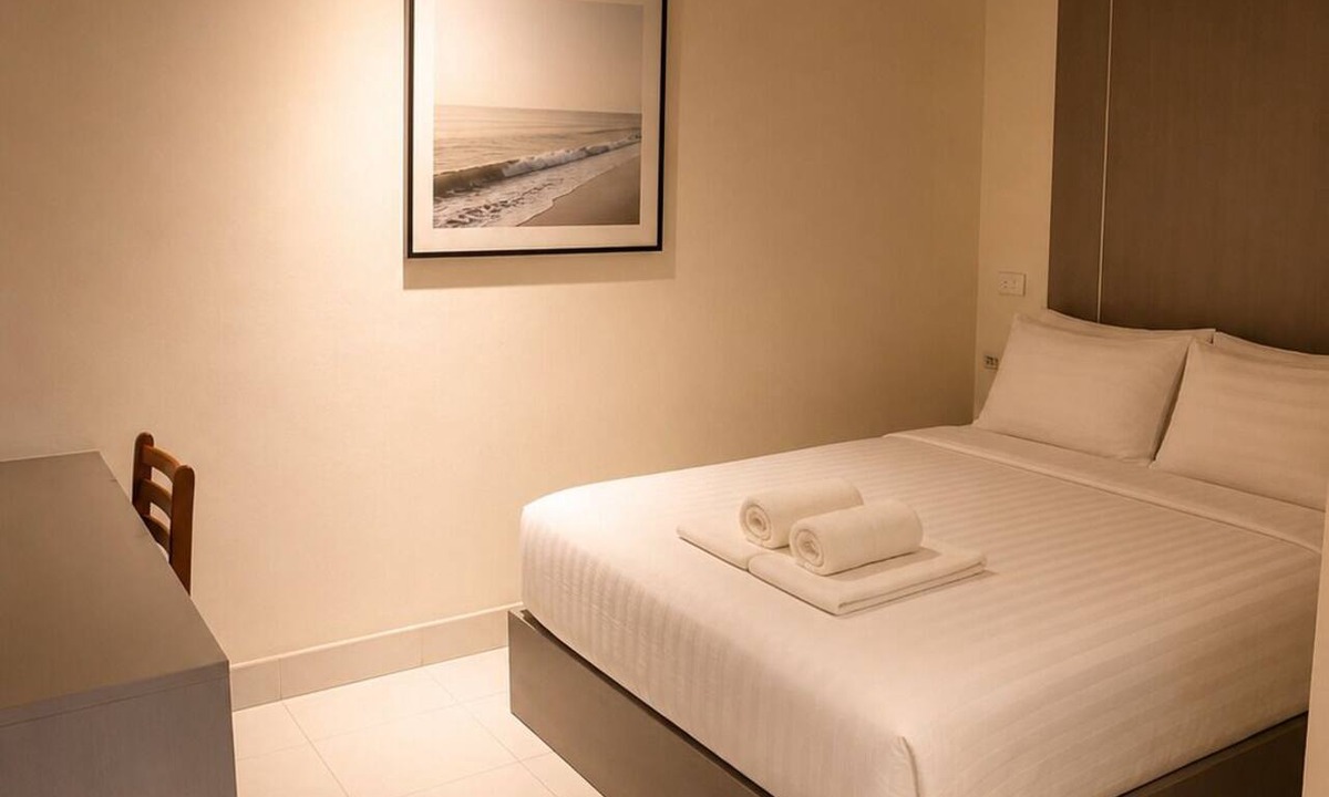 Kata Bed & Breakfast | Cozy 1-bedroom bed & breakfast in charming Kata with AC. Window to corridor