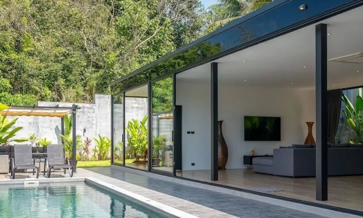 Mae Nam Villa | Modern 2-bedroom oasis with private pool, garden, and dedicated workspace, ideal for families
