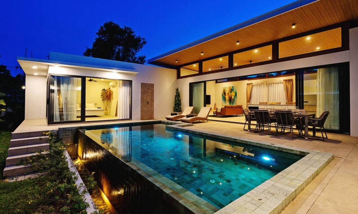 Bophut House | Modern 3-bedroom private pool villa with sun terrace near Fisherman`s Village, Bophut, Koh Samui