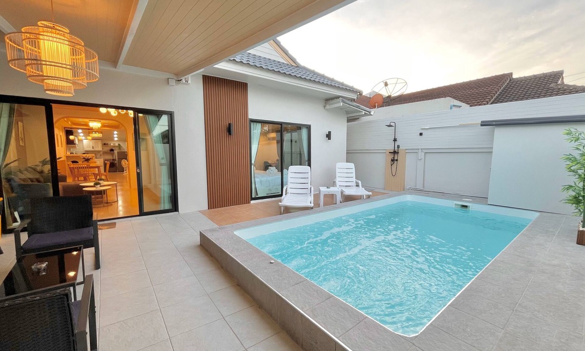 Bophut Villa | New Love Is Pool Villa, Modern 3BR Pool Villa Cozy Style