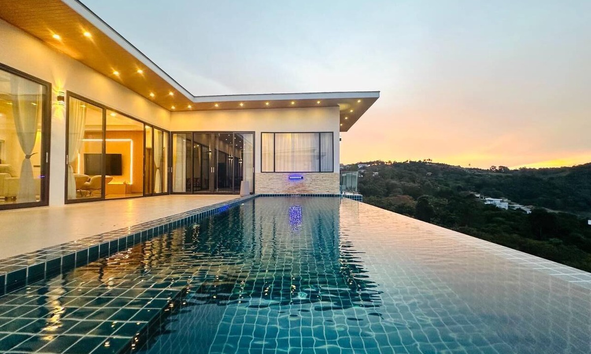 Bophut Hills House | Ocean Big Tiger Villa - 6 Bedrooms