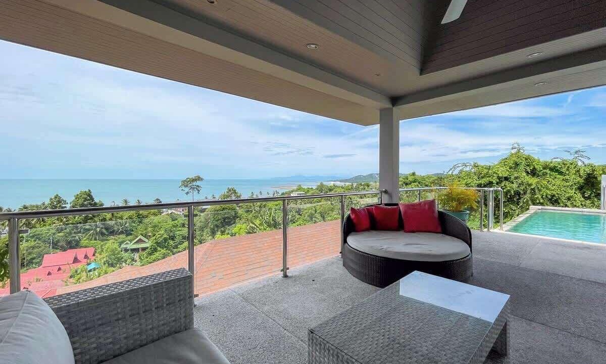 Lamai Villa | Panoramic Sea View & Balinese Pool