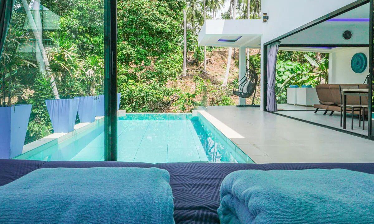 Maret Villa | Peaceful 2-bedroom villa in Lamai with private pool, jungle views, and modern amenities