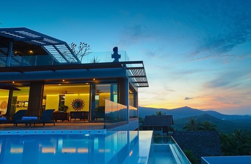 Bophut Hills House | 3 Bedroom Sea View Villa Blue SDV080G-By Samui Dream Villas