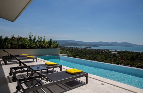 Moo 5 Villa | Exceptional Family&Friends Large Villa Infinity Pool, Stunning Sunset Ocean-View