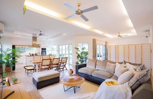 Hua Hin Villa | Kira Japandi Escape Sauna Rooftop Cinema