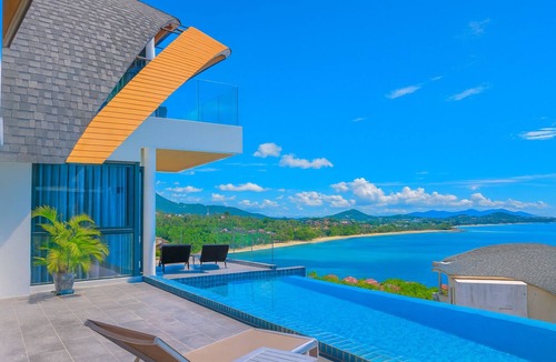 Bophut Villa | Luxury Sea View Villa in Koh Samui Private Pool 4BR for Families & Groups