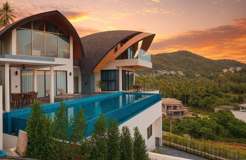 Bophut Villa | Luxury Sea View Villa in Koh Samui Private Pool 4BR for Families & Groups