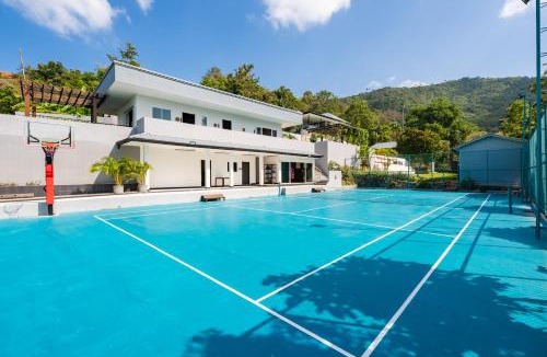 Na Thon Villa | M&M Viila 6卧室 海景日落 滑梯泳池 瑜伽 网球场 花园 钢琴儿童 大庄园别墅
