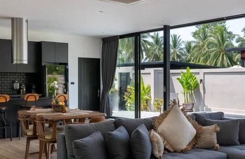 Mae Nam Villa | Modern 2-bedroom oasis with private pool, garden, and dedicated workspace, ideal for families
