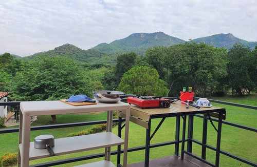 Phetchaburi Cabin | Mountain Front Hut For 2 Rare Birds, Bikes, nature