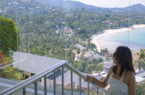 Bophut Apartment | Panoramic Beach- & Seaview Duplex Studio