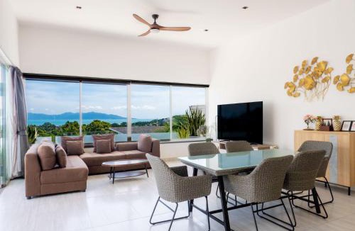 Bophut Hills Villa | Stunning 3BR Villa Malina Sea & Jungle Views