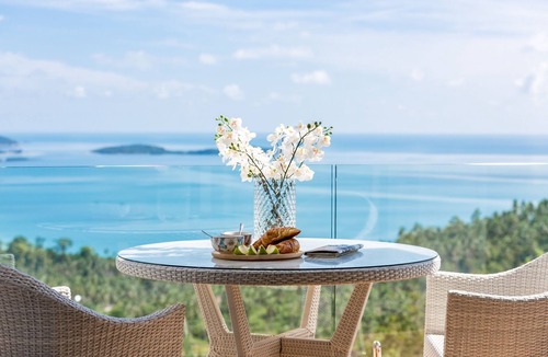 Lamai Villa | Stunning Blue Sea Villa 3BDRM Infinity P