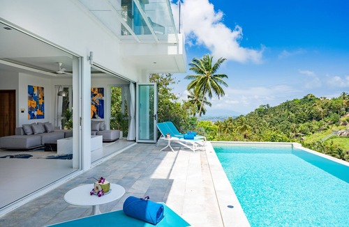 Lamai Villa | Villa Melo ▶ Beach Shuttle | Gym | Fire Feature | Daily Housekeeping