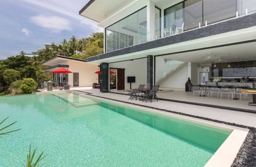 Chaweng City Center Villa | Vista Azul 4BR panoramic sea view Chaweng