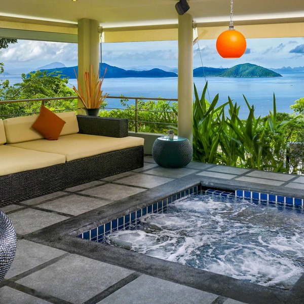 Ocean View, Romantic 1 Bed Villa-Swimming Pool, Plunge Pool, FREE CAR, Transfers