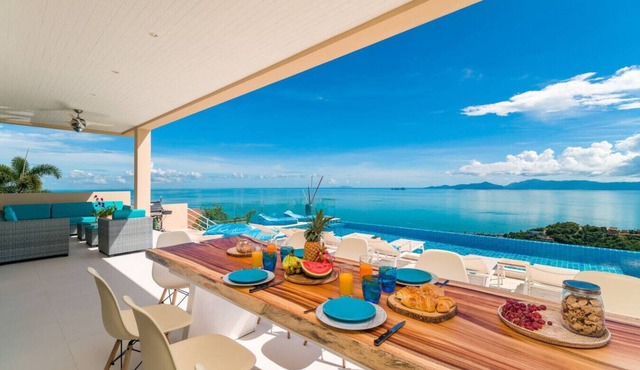 Baan Cyan Amazing Seaview 5BR Villa private pool