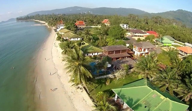 Baan Phulay Luxury Beachfront Villa located directly on Lipa Noi Beach Ko Samui
