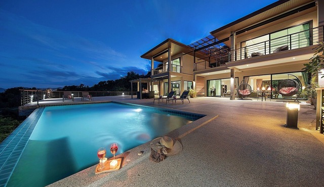 Ban Nai Fan: 3 Bed Pool Villa w/Magnificent Sea View