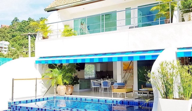Beachside 3-Bedroom Townhouse w/Private Pool at 70 Meters from Beach