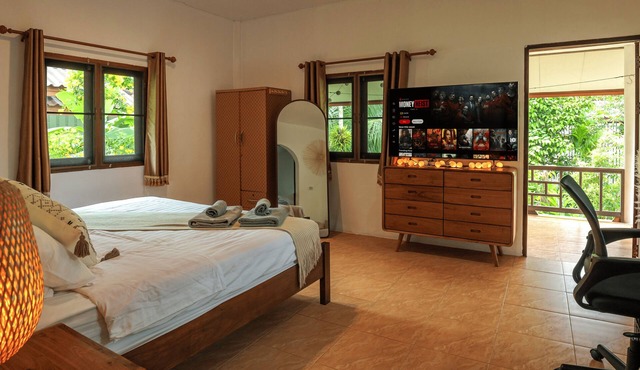 Idyllic Hideaway - 2mn ZenBeach - Garden - 4K TV - AC