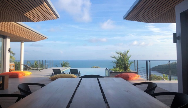 STUNNING sea views - LUXURY villa - INFINITY pool
