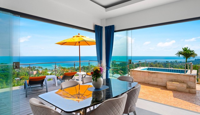 Tropical Villa a new stunning sea view Villa
