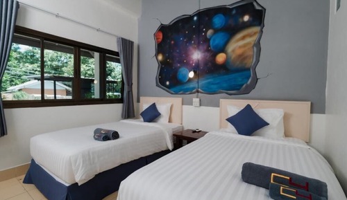 Deluxe Twin Room, Balcony, Resort View