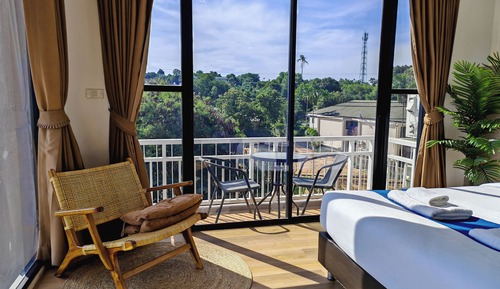 Double Room, Balcony, Garden View