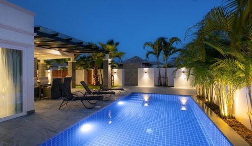 Villa, Patio, Garden View