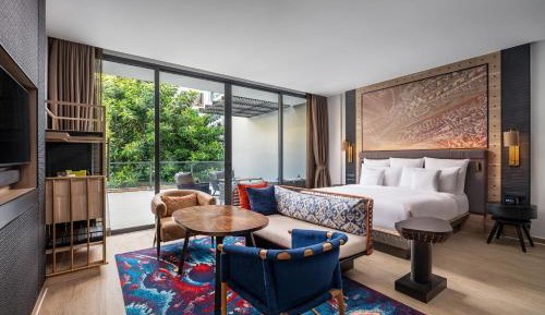 King Suite with Terrace Access and Garden View