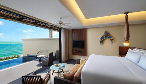 Premium Ocean Pool, 1 Bedroom Suite, 1 King, Sofa bed