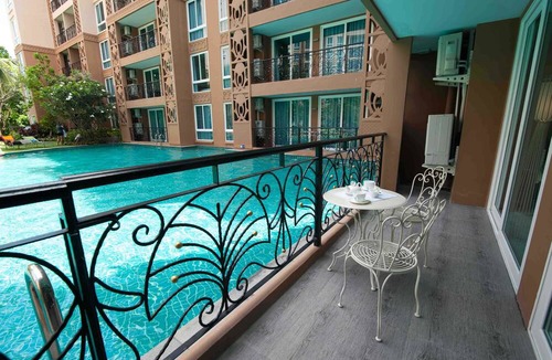 South Pattaya Apartment | Atlantis Residence - Huge Saltwater Waterpark, Gym & Kids Playground - Free Parking